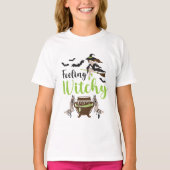 感じの魔性魔法ハロウィーン Tシャツ (正面)