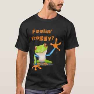 感じのFroggyか。 -アマガエル Tシャツ