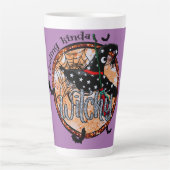 感じのKinda Witchy – ハロウィーンウィッチハット カフェラテマグ (正面)