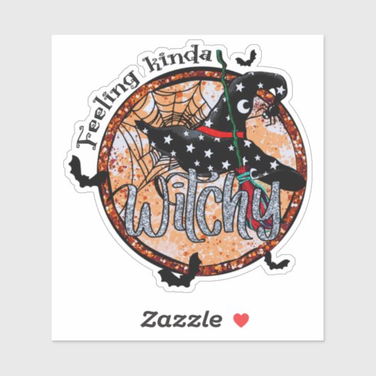 感じのKinda Witchy – ハロウィーンウィッチハット シール (シート)