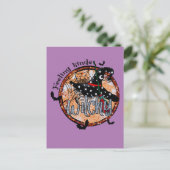 感じのKinda Witchy – ハロウィーンウィッチハット ポストカード (スタンド正面)