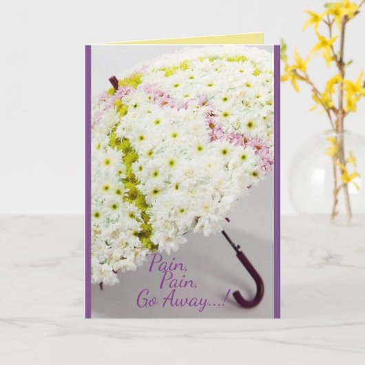 感じはカードをよくします カード (黄色い花)