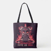 感じものすごく可愛い トートバッグ (裏面)