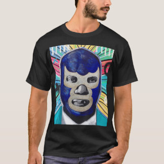 感じインクデーモンブルールッチャライブラメキシコレスリング Tシャツ