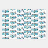 感じカスタマイズ少し霜の降りた ラッピングペーパーシート (正面)