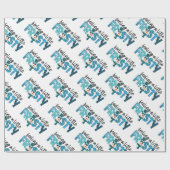 感じカスタマイズ少し霜の降りた ラッピングペーパー (フラット)