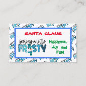 感じカスタマイズ少し霜の降りた 名刺 (正面)