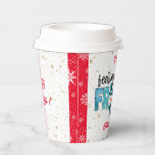 感じカスタマイズ少し霜の降りた 紙コップ (右)