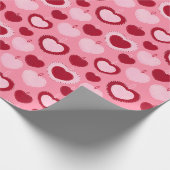 感じハート ラッピングペーパー (角)