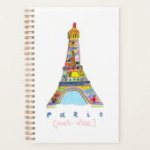 感じパリのチップスケッチ プランナー手帳 (正面)