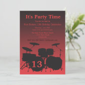 感じビートドラム招待状 招待状 (スタンド正面)