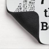 感じビートヘッドフォンモダン マウスパッド (コーナー)