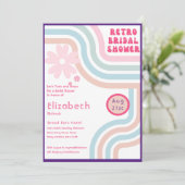 感じビート!コズミックレトロ70sブライダルシャワー 招待状 (スタンド正面)