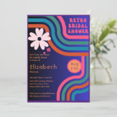 感じビート!コズミックレトロ70sブライダルシャワー 招待状 (スタンド正面)