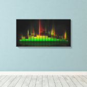 感じビート-抽象芸術スタジオ キャンバスプリント (インサイチュ (ウッドフロア))