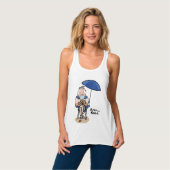 感じブラー……バーニーとミッテンズのシャツを着て タンクトップ (正面フル)