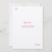 感じベージュ色紙カップルとリングや輪結婚ズ 招待状 (裏面)