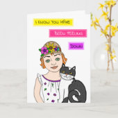 感じ下 |勇気付けられるとサポート カード (黄色い花)