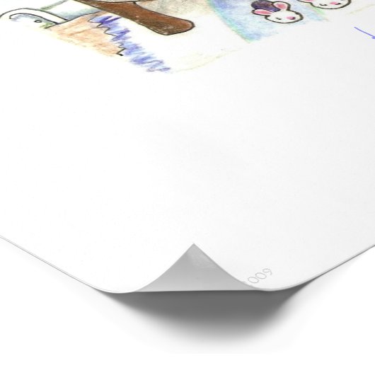 感じ乳母車? ポスター (角)