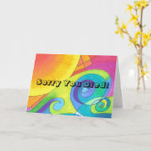 感じ今は？ カード (黄色い花)