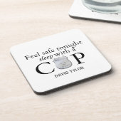 感じ今夜は無事！ コースター (左側)