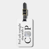 感じ今夜は無事! ラゲッジタグ (正面縦)