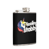 感じ刺されたユニコーン フラスク (右)