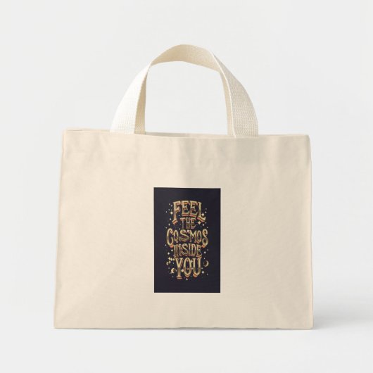 感じ宇宙 ミニトートバッグ (正面)