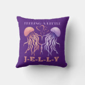 感じ小さなゼリーのバおもしろいレンタギフト クッション (裏面)