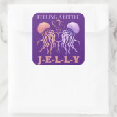 感じ小さなゼリーのバおもしろいレンタギフト スクエアシール (バッグ)