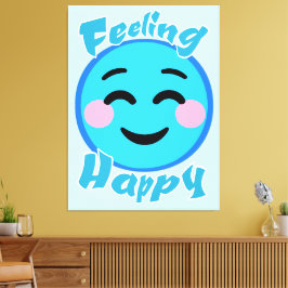 感じ幸せ キャンバスプリント