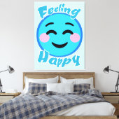 感じ幸せ キャンバスプリント (インサイチュ (寝室))