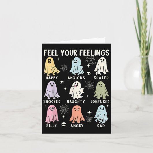 感じ感じの幽霊心理学者 カード (正面)