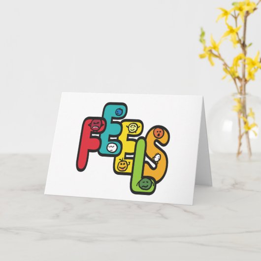 感じ感じ カード (黄色い花)