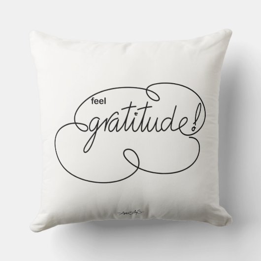 感じ感謝はっきりした- CloudS クッション (裏面)