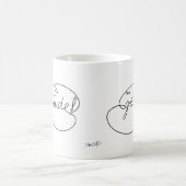 感じ感謝はっきりした- CloudS モーフィングマグカップ (中央)