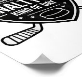 感じ日ホッケーのペナルティボックスのようおもしろいに ポスター (角)