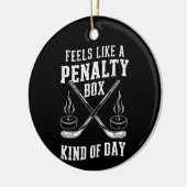 感じ日用ホッケーのような セラミックオーナメント (左)