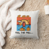 感じ秋秋シーズンビベス クッション (ブランケット)