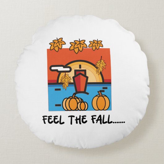 感じ秋秋シーズンビベス ラウンドクッション (正面)