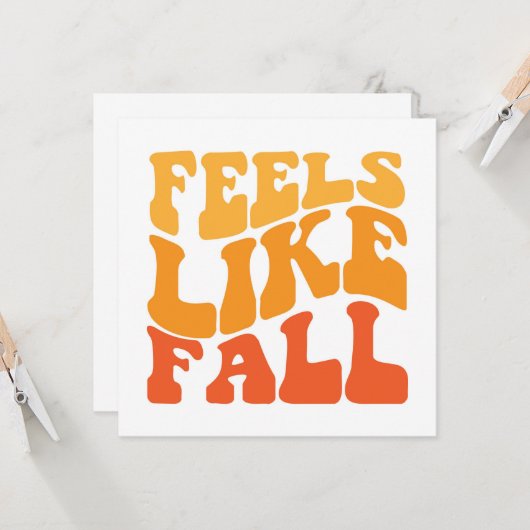 感じ秋 カード (正面/裏面インサイチュ)