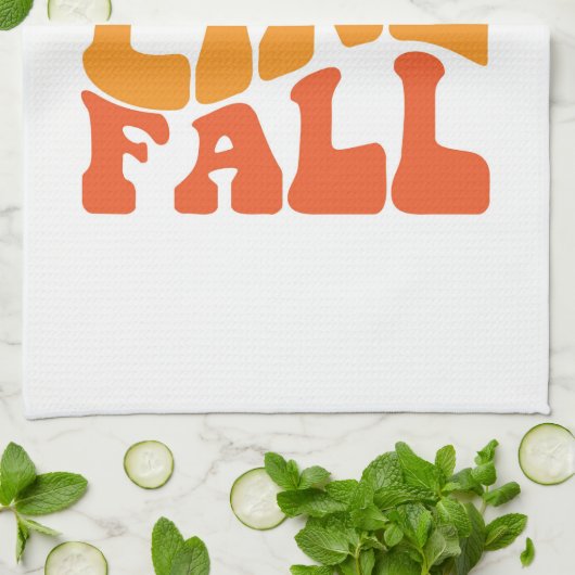 感じ秋 キッチンタオル (折り畳み)