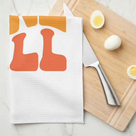 感じ秋 キッチンタオル (四つ折り)