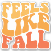 感じ秋 シール (正面)