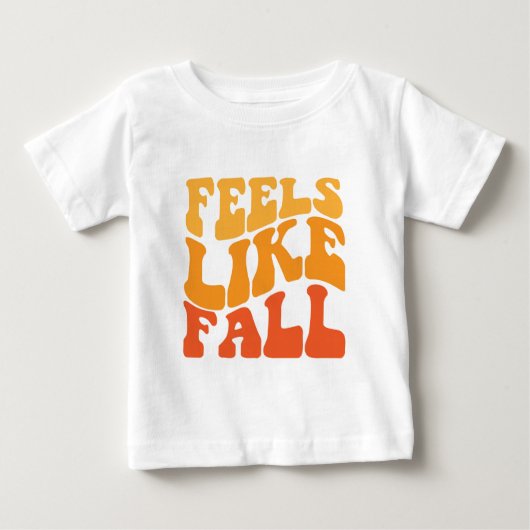 感じ秋 ベビーTシャツ (正面)
