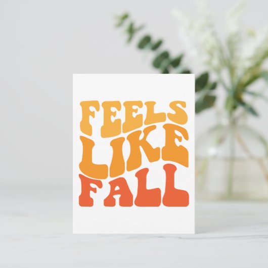 感じ秋 ポストカード (スタンド正面)