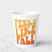 感じ秋 紙コップ (正面)