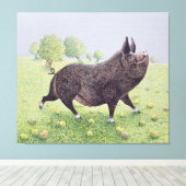 感じ素晴らし キャンバスプリント (インサイチュ (ウッドフロア))