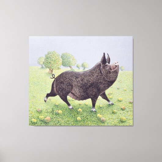 感じ素晴らし キャンバスプリント (正面)