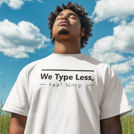 感じ続ミニマルき Tシャツ